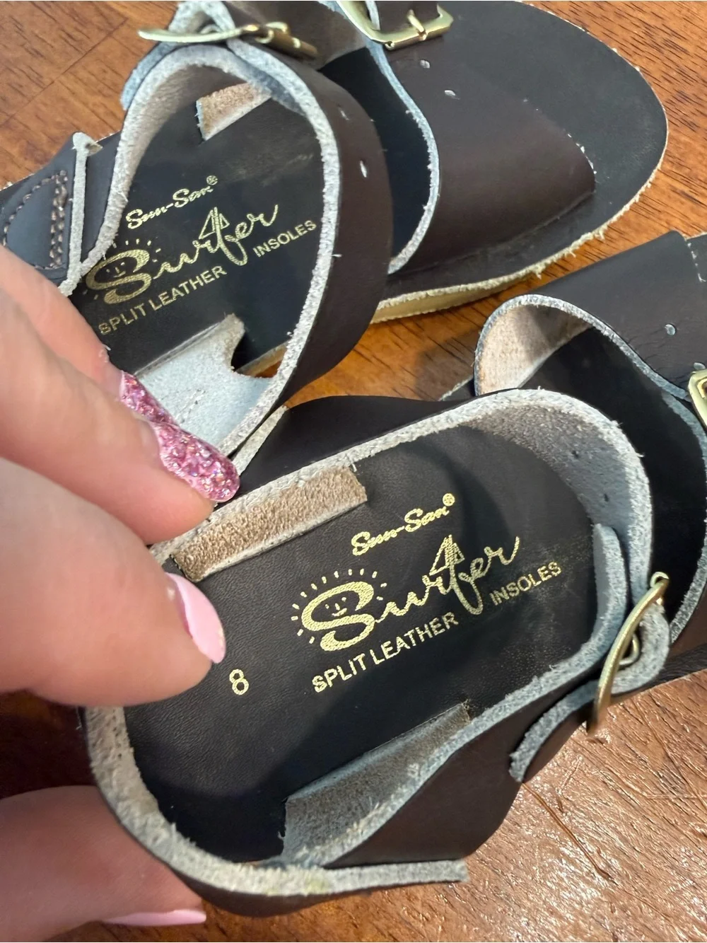 Salt Water Sandals by Hoy comfortable brown